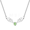 Deer Urn Ashes Pendant Necklace PW-WG78BFC-08-1