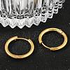 202 Stainless Steel Huggie Hoop Earrings X-EJEW-F111A-18mm-G-3