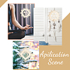1 Set DIY Unfinished Bohemian Meditation Energy Symbol Wood Pendant Decoration Kits DIY-CA0005-60-5