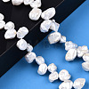 Natural Baroque Style Keshi Pearl Beads Strands PEAR-S020-R06-2