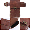 Woman's PU Leather Outdoors Cell phone Waist Bag AJEW-WH0504-39A-6