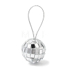 Plastic Disco Ball Pendant Decoration XMAS-PW0002-01A-1
