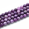 Natural Quartz Beads Strands G-N355-6mm-65-1