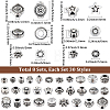 8 Bags Tibetan Style Alloy Beads FIND-SC0017-89-2