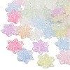Transparent Crackle Acrylic Beads OACR-B031-05-1