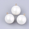 Eco-Friendly ABS Plastic Imitation Pearl Beads X-MACR-S367-D-07-1