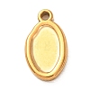304 Stainless Steel Pendant Cabochon Settings STAS-Z204-04G-11-1