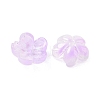 Dyed & Heated Glass Bead Caps GLAA-C042-01B-2