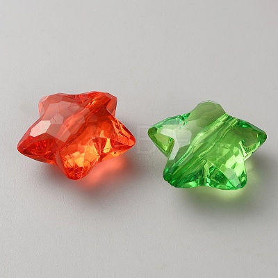 Transparent Acrylic Beads TACR-WH0013-23-1