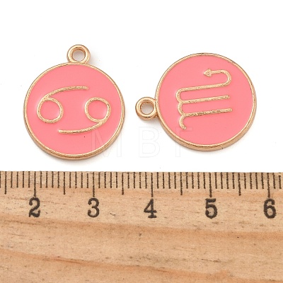 Alloy Enamel Pendants ENAM-XCP0001-45B-02-1