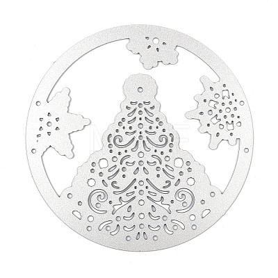 Christmas Tree & Snowflake Carbon Steel Cutting Dies Stencils DIY-R079-040-1