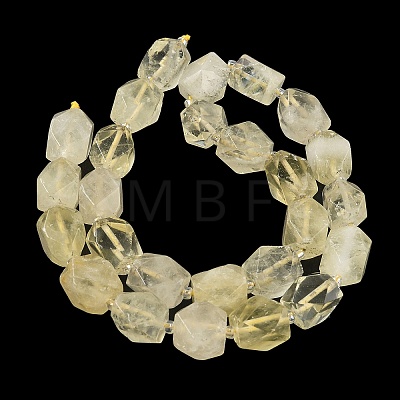 Heated Natural Lemon Quartz Beads Strands GG-CBAF8A8-A12-01-1