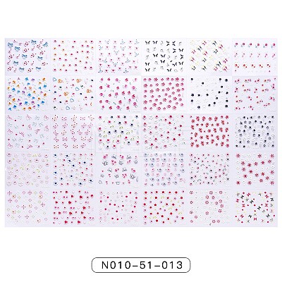 Nail Art Stickers MRMJ-N010-51-013-1
