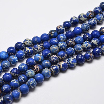 Natural Imperial Jasper Beads Strands LS-G-I122-10mm-06-1