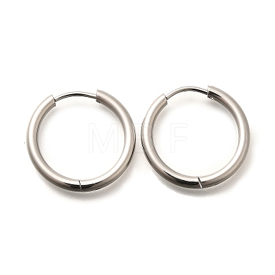 304 Stainless Steel Hoop Earrings for Women EJEW-M068-15E-P-1