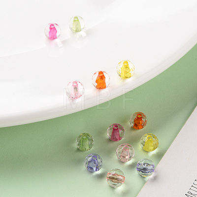 Transparent Acrylic Beads TACR-S154-11A-1