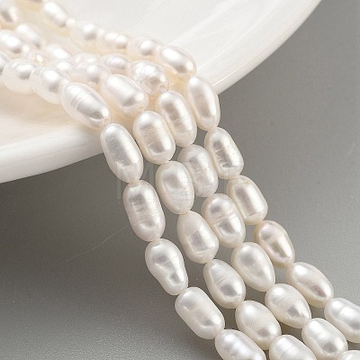 Natural Cultured Freshwater Pearl Beads Strands PEAR-P062-06E-1