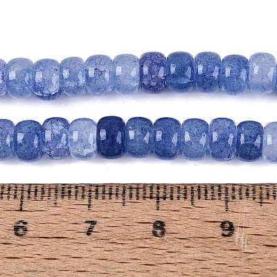 Ombre Effect Dyed Glass Beads Strands X-GLAA-Q106-05A-A16-1