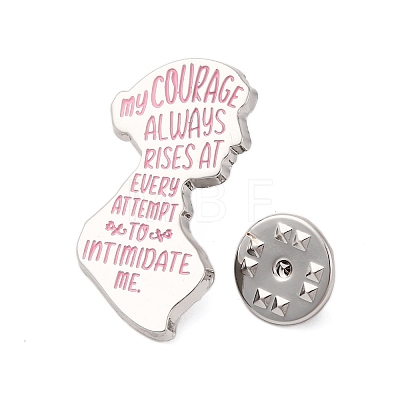 Lady Body Alloy Brooches JEWB-I034-21A-1