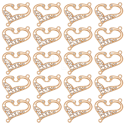 20Pcs Alloy Crystal Rhinestone Connector Charms FIND-PH0060-35-1