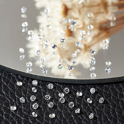 500Pcs Diamond Shape Grade AAA Cubic Zirconia Cabochons ZIRC-TADJ0001-01E-1
