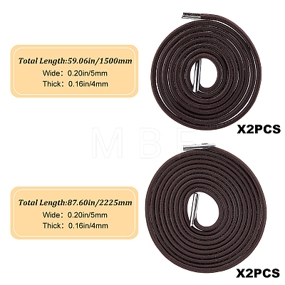 Round Polyester Replacement Elastic Cord for Patio Recliner Chair OCOR-WH0082-107-1
