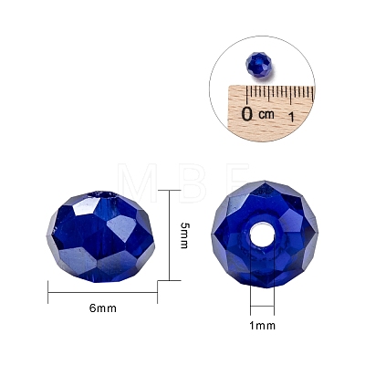 Electroplate Glass Beads EGLA-X0006-01C-6mm-1
