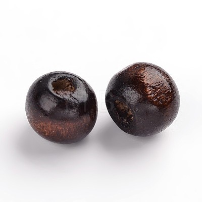 Natural Wood Beads X-TB10mmY-9-1