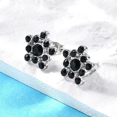 304 Stainless Steel Stud Earrings for Women EJEW-F361-12P-1