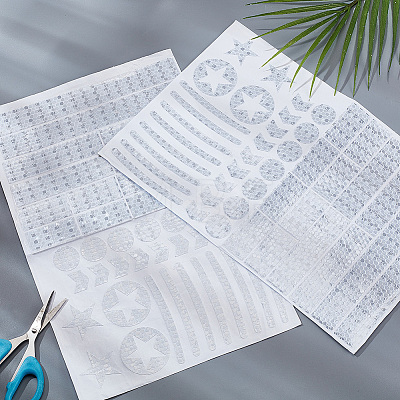Waterproof PET Plastic Reflective Stickers DIY-WH0580-67A-1
