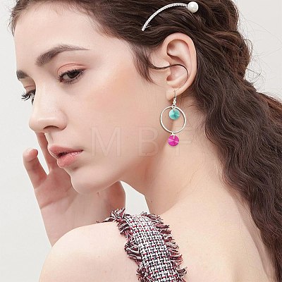 160Pcs 8 Colors Glass Charms RGLA-FS0001-24-1