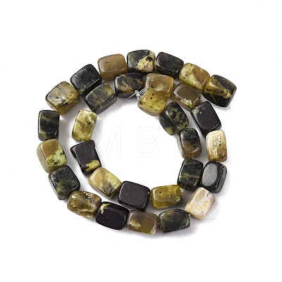 Natural Yellow Turquoise(Jasper) Beads Strands G-D098-D14-1