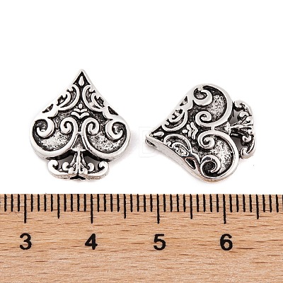 Tibetan Style Alloy Beads FIND-S230-16AS-1