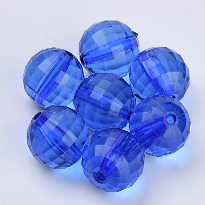 Transparent Acrylic Beads TACR-Q254-22mm-V44-1
