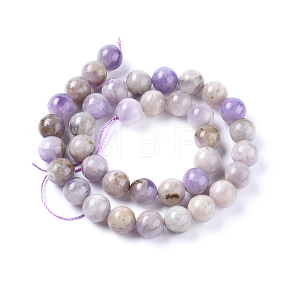 Natural Amethyst Beads Strands G-L555-01-4mm-1