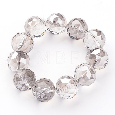 Electroplate Glass Bead Strands EGLA-J140-PL02-20mm-1
