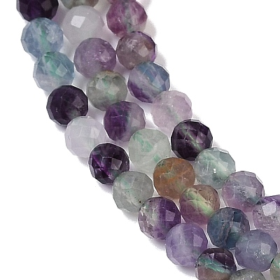 Natural Fluorite Beads Strands G-A252-A01-01-1