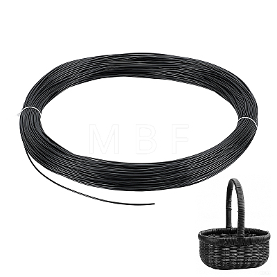 90M Round Plastic Rattan Cord OCOR-WH0077-134B-1