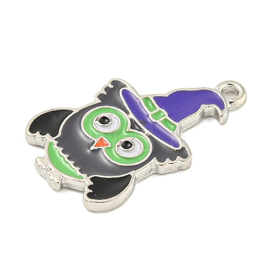 Halloween Theme Alloy Enamel Pendants ENAM-M221-02P-06-1