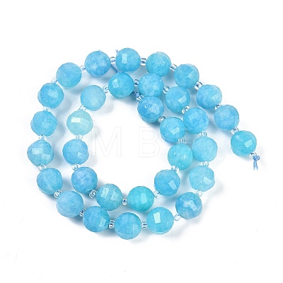 Natural Amazonite Beads Strands G-G182-B10-05-1