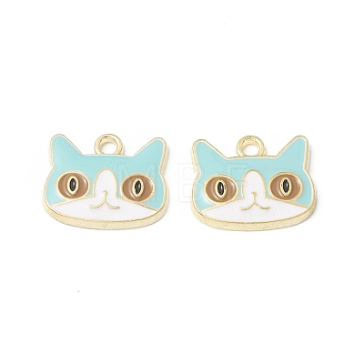 Alloy Enamel Charms ENAM-G212-17G-08-1