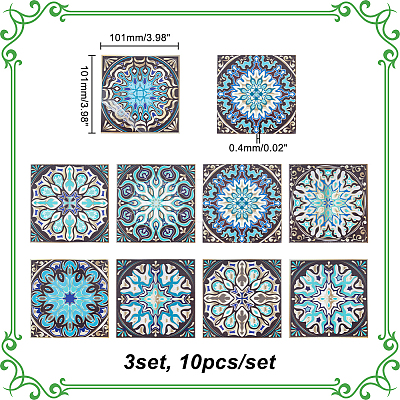 Peel and Stick Tile Stickers DIY-WH0297-49A-1