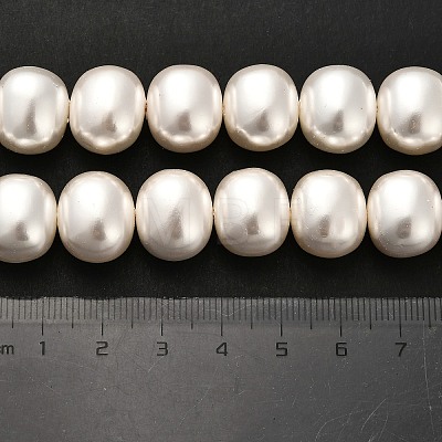 Shell Pearl Beads Strands BSHE-F013-01A-1