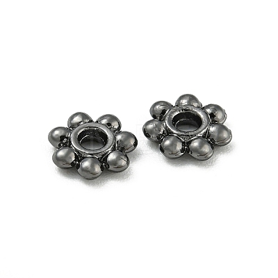 Rack Plating Zinc Alloy Spacer Beads FIND-T071-04B-1