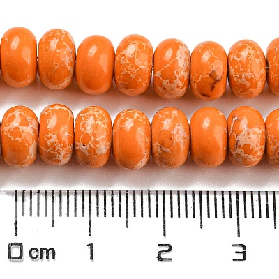 Synthetic Imperial Jasper Dyed Beads Strands G-D077-E01-01F-1