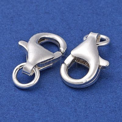 925 Sterling Silver Lobster Claw Clasps STER-K167-074C-S-1