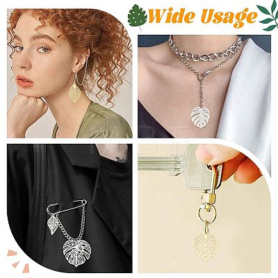 20Pcs 10 Styles Brass Filigree Pendants KKC-FS0001-04-1