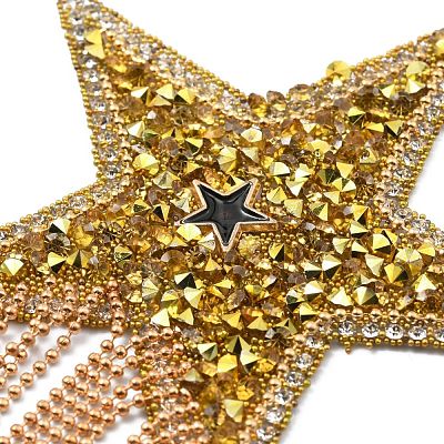 Star Resin Hotfix Rhinestone PATC-WH0001-79B-1