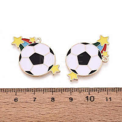Alloy Enamel Pendants ENAM-T025-01G-02-1