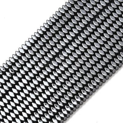 Electroplate Non-magnetic Synthetic Hematite Beads Strands G-O009-B01-1